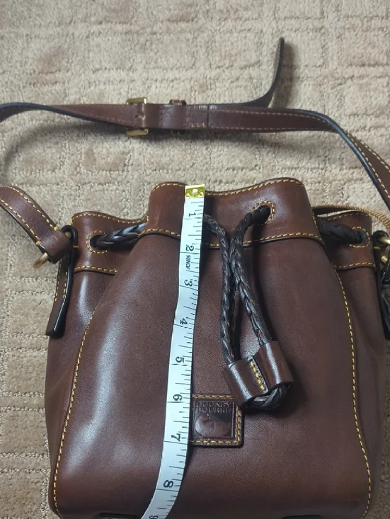 Dooney & Bourke Chestnut Small Hattie Bucket Bag - Picture 11 of 11